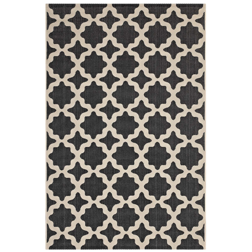 Cerelia Moroccan Trellis Indoor and Outdoor 9x12 Area Rug by Modway